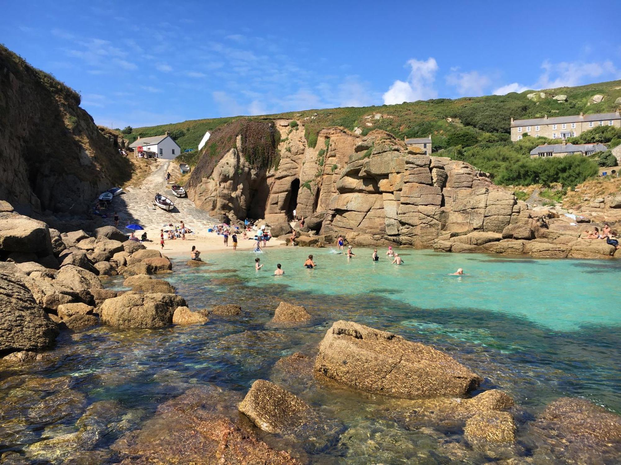 Trengothal Barn Apartment Porthcurno ภายนอก รูปภาพ