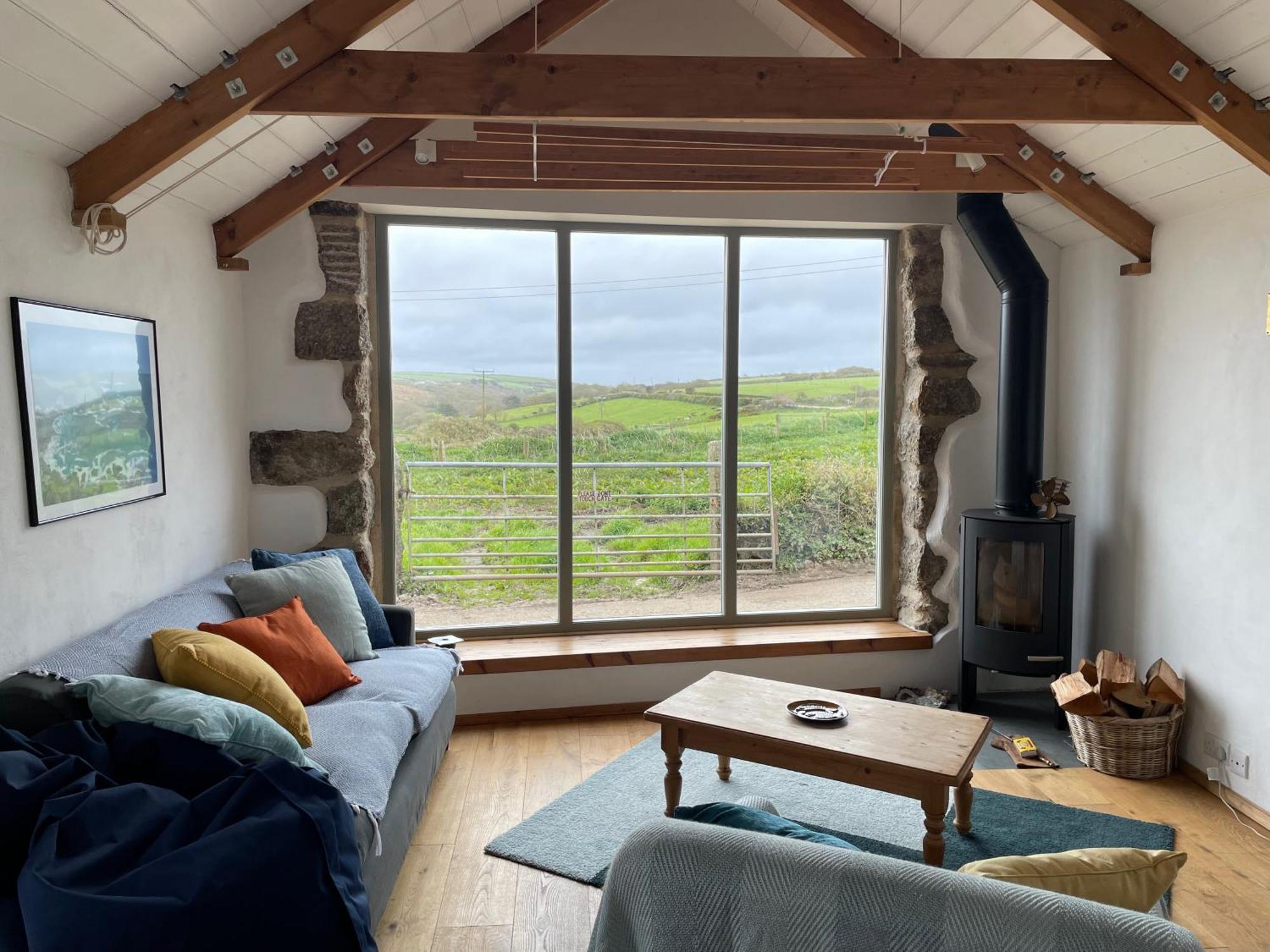 Trengothal Barn Apartment Porthcurno ภายนอก รูปภาพ